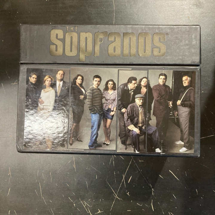 Sopranos - koko sarja 28DVD (VG/VG+) -tv-sarja-